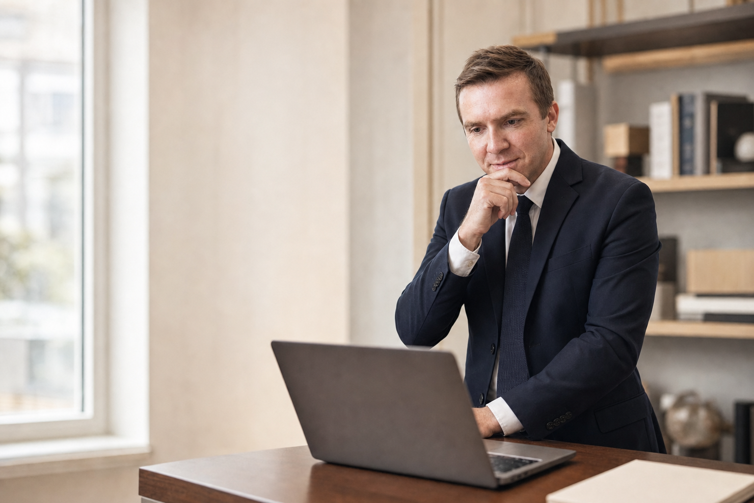 Rechtsanwalt Sebastian Carl bei der Analyse digitaler Beweise
